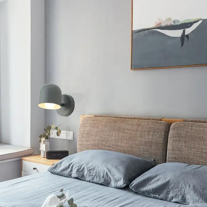 Applique Murale en Fer au Design Moderne Simple, Luminaire Décoratif d'Nik, Idéal pour une Chambre à