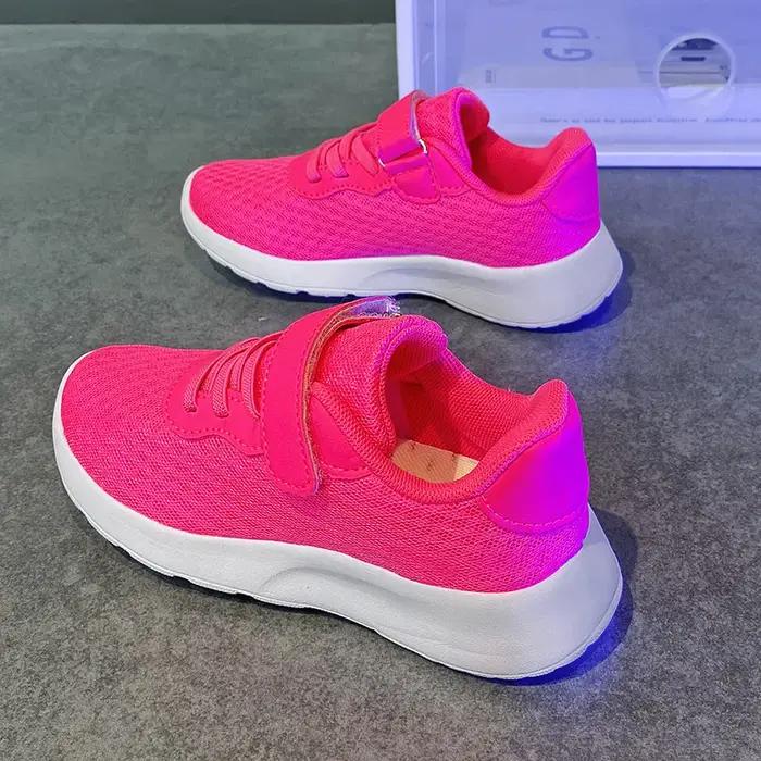 Offre spéciale baskets bon marché enfants mode vert enfants chaussures de course taille 28-39 chauss