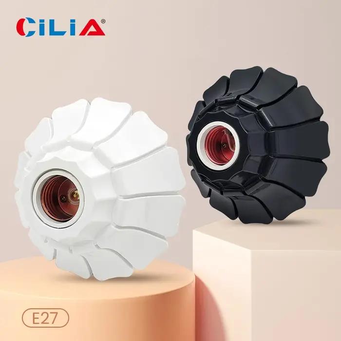 1/2 pièces E/26E27 supports de lampe suspendue en forme de pétale-douille de Base fixe minimaliste n
