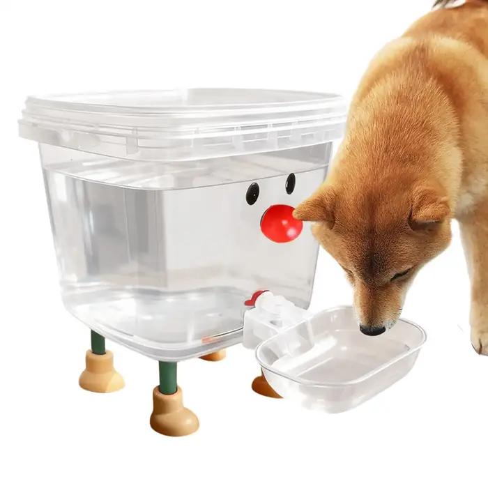 Nouveau distributeur d'eau automatique pour chien, fontaine pour chat et chien, distributeur d'eau pour chiot, design cartoon, pour la maison et le salon