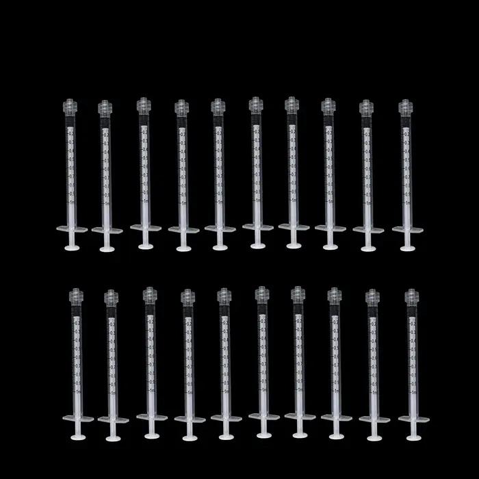 Seringues stériles jetables en plastique de 1 ml/3 ml/5 ml/10 ml, pour laboratoires scientifiques, a