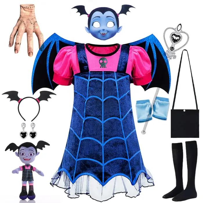 Vampirina Cosplay robe fille enfants princesse charmes habiller noël Vampire Halloween Costume enfan