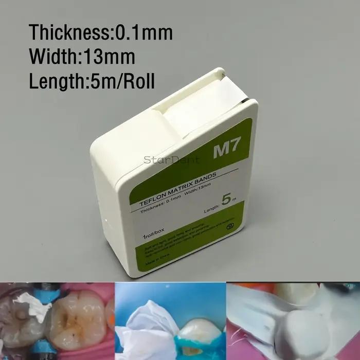 Bandes de matrice dentaire en téflon