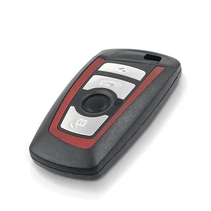 KEYYOU 3/4 boutons télécommande porte-clés pour BMW 5 7 F série FEM/BDC,CAS4,CAS4 + 2012-2017 YGOHUF