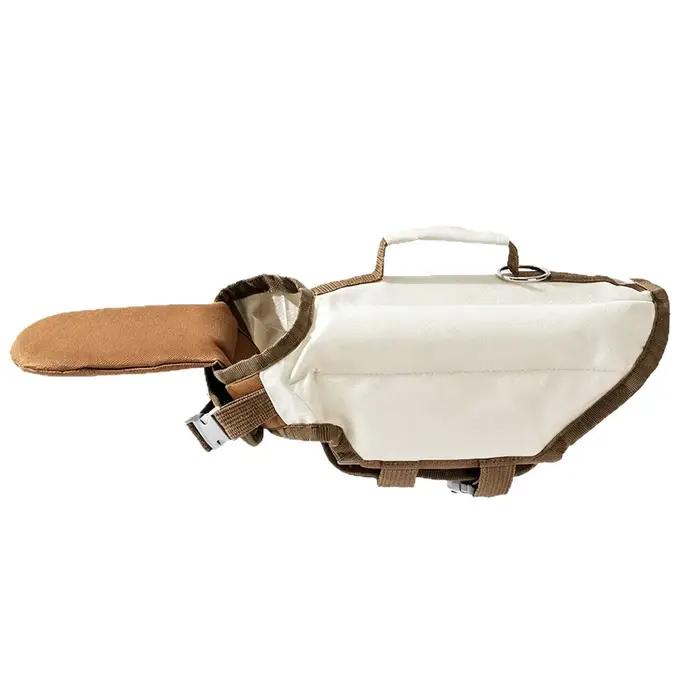 Gilet de sauvetage pour chien avec poignée de sauvetage, gilet de natation pour animaux de compagnie
