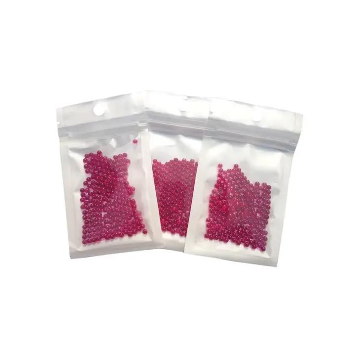 Boules de rubis de 3 mm de diamètre extérieur fabriquées à partir de pierre de pierres précieuses en