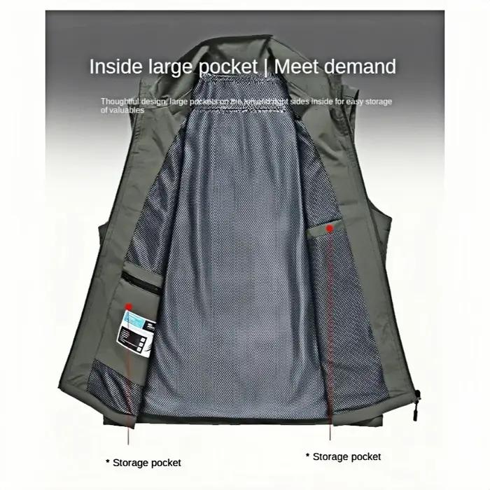 Gilet homme décontracté hiver polaire élégant pour bureau et occasions spéciales four seasons adaptable