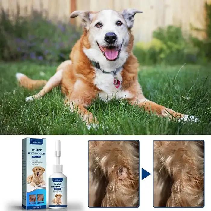 Traitement naturel Dissolveur de Verrues pour Chiens Formule Sans Douleur Pour Animaux de Compagnie Occasions Spéciales Soins de Chiens