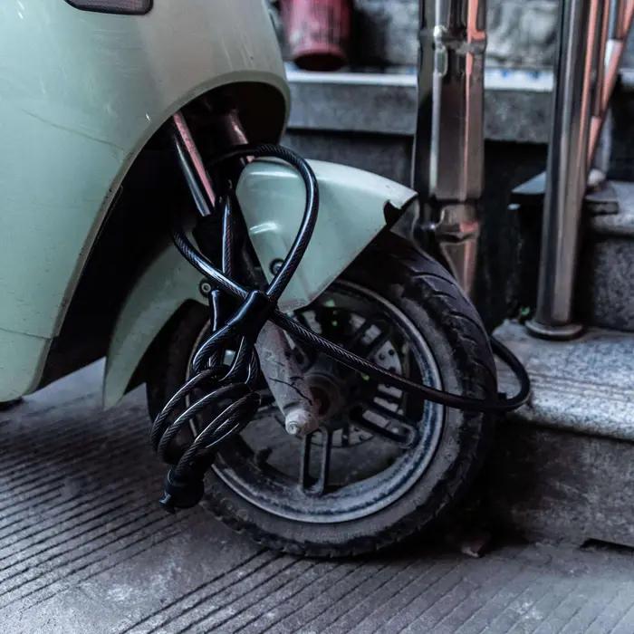 Câble de sécurité pour vélo de 120 cm/47 pouces