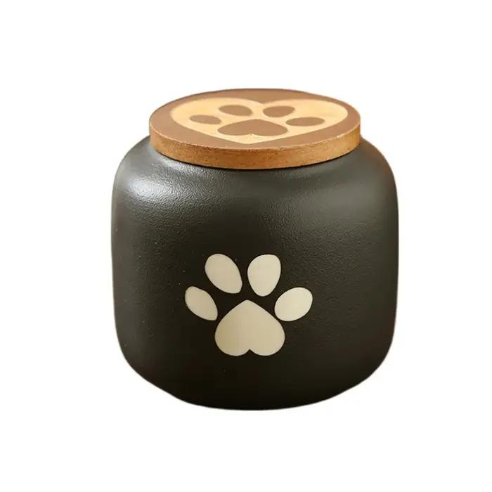 Boîte de rangement de cendres d'animaux en céramique
