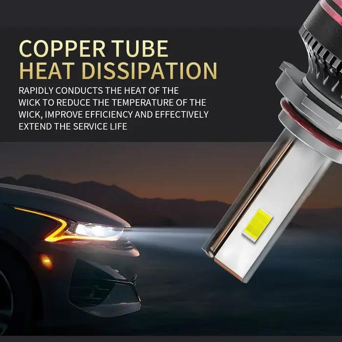 M8 PRO H1 H4 H7 Led Canbus prêt lampe H8 H9 H11 H16 9012 HIR2 ampoules de phares 130W HB3 9005 HB4 9