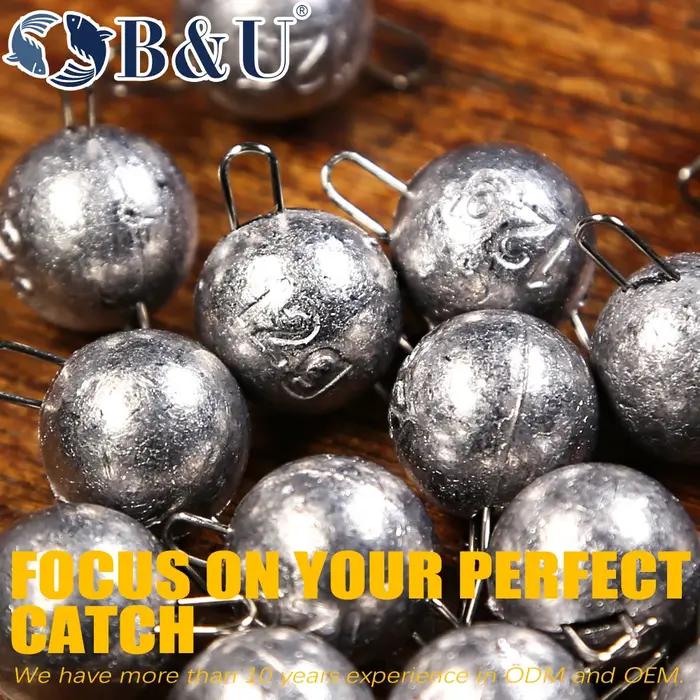 B & U-Poids de pêche Cheburashka, accessoires de pêche, tête de gabarit de balançoire, poids de ball