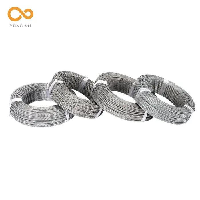 10M 20M 50m 100m K J PT100 Type 0-800 degrés 600 ℃ Fil blindé de compensation de ligne de mesure d