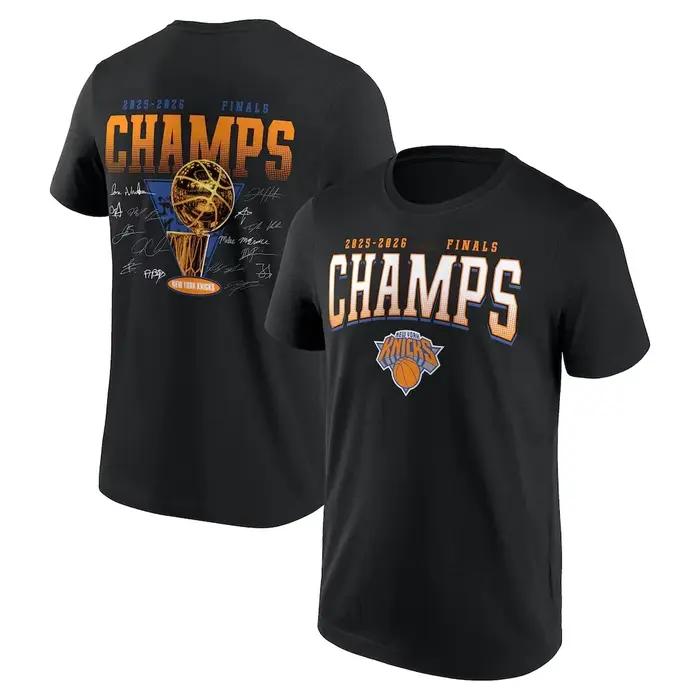 T-shirt Champion New York 25-26 pour hommes et femmes, vêtements d'été en coton, mode respirante, co