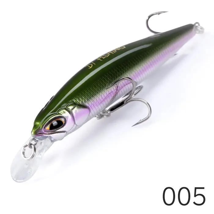 D1 Suspendu Jerkbait Hover Fry leurre de pêche 65mm 5g 77mm 8.4g appât coulant Wobblers artificiels pour brochet bar