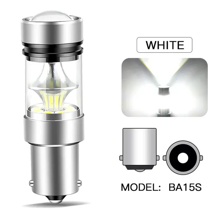 2 pièces pour VW T5 T5.1 T6 Transporter LED feux diurnes DRL ampoule lampe Canbus sans erreur P21W BA15S 1156