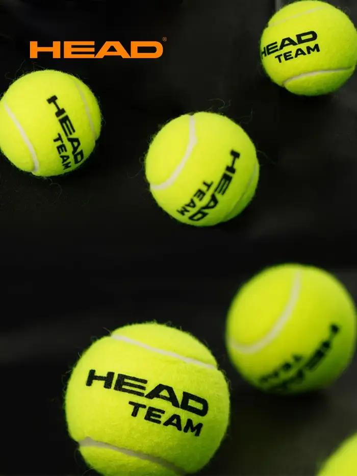 Balle de tennis HEAD Silver professionnelle pour entraînement et matchs, haute élasticité et durabilité, idéale pour les joueurs de tennis amateurs et professionnels, occasions spéciales et cadeau de qualité