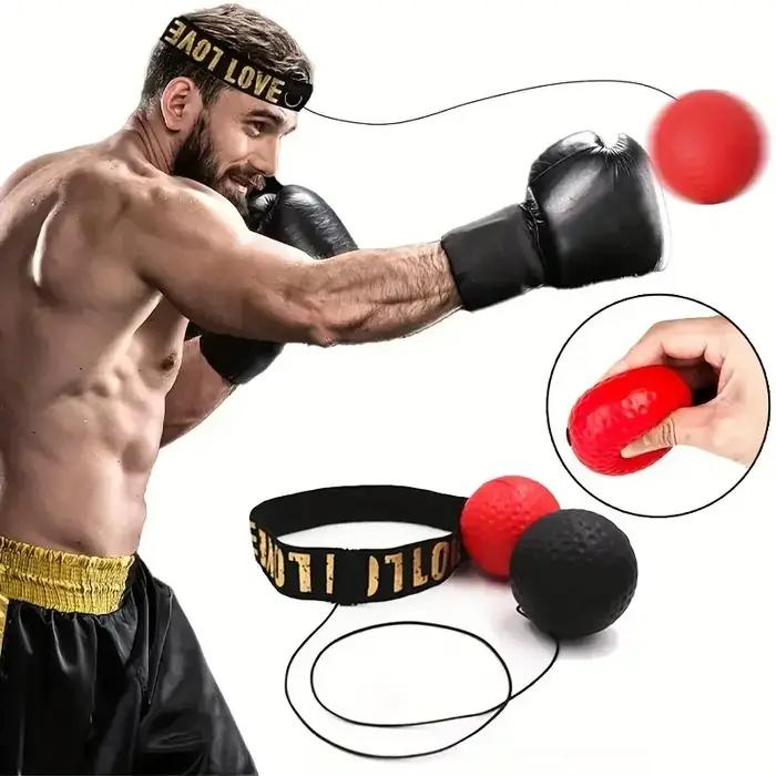 Balles de boxe, balle de vitesse en PU montée sur la tête