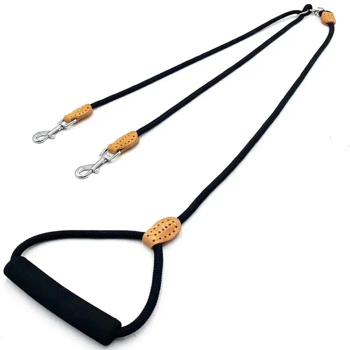 Laisse en nylon en forme de Y pour couple de chats et chiens
