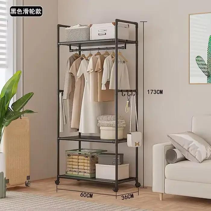 Porte-manteau multifonctionnel avec cintres