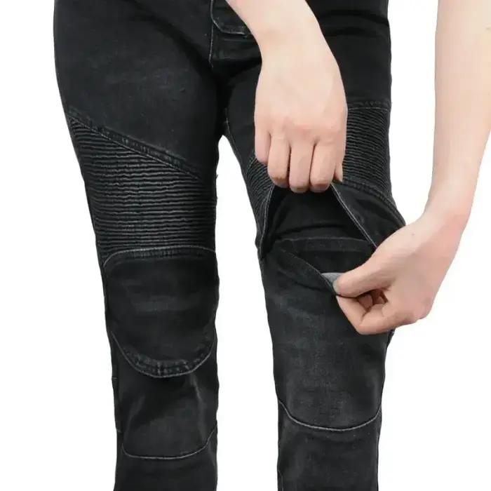 Pantalons de moto femmes ZELVIK robustes et élégants pour protection anti-eau et anti-vent usages quotidien et voyages longue distance