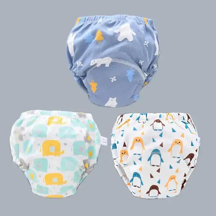 Couches-Culottes Réutilisables Pour Bébé En Coton Multicolore Taille S, M, L Apprendre La Propreté Écologique Occasions Spéciales Pour Enfants