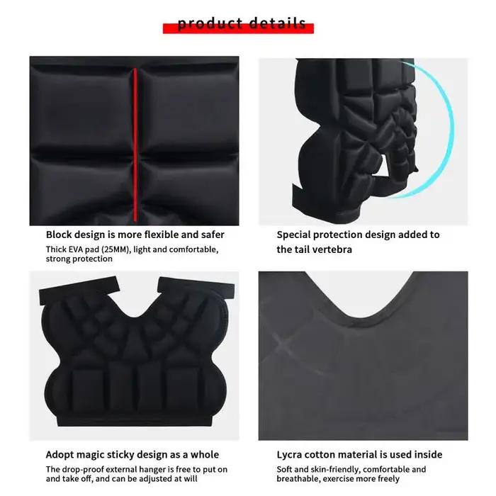 Enfant Protection hanche Pad sport Ski patin Snowboard Protection doux rembourré hanche Shorts pour