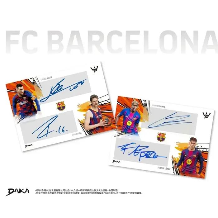Daka Genuine 2026 FC Barcelona Final Whistle Series Messi Neymar Pau Gasol Player Club Signed Jersey Collectible Card Gifts