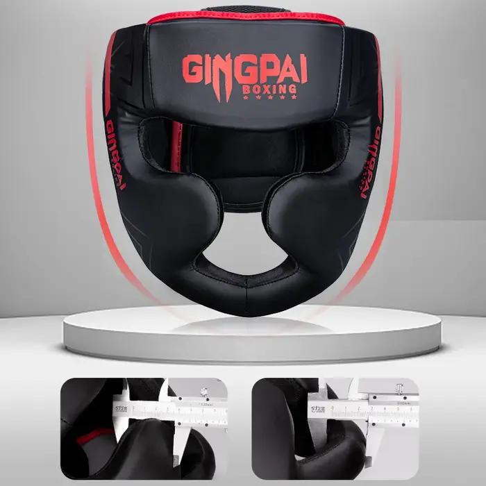 Casque De Kick Boxing karaté Muay Thai Guantes De Boxeo couvre-chef De combat gratuit MMA protège-tête Sanda entraînement adultes enfants équipement
