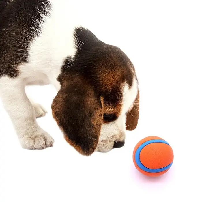 Balle de chien indestructible caoutchouc pour mâchage agressif jouets à mâcher pour chiens durables et sécuritaires occasions spéciales et quotidienne