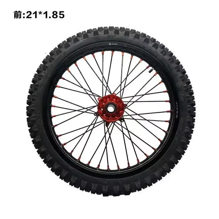 Rayons de roue en alliage pour motocyclette XR CRF BBR 10 12 14 16 17 19 pouces jante avant arrière dirt pit bike course occasionnels