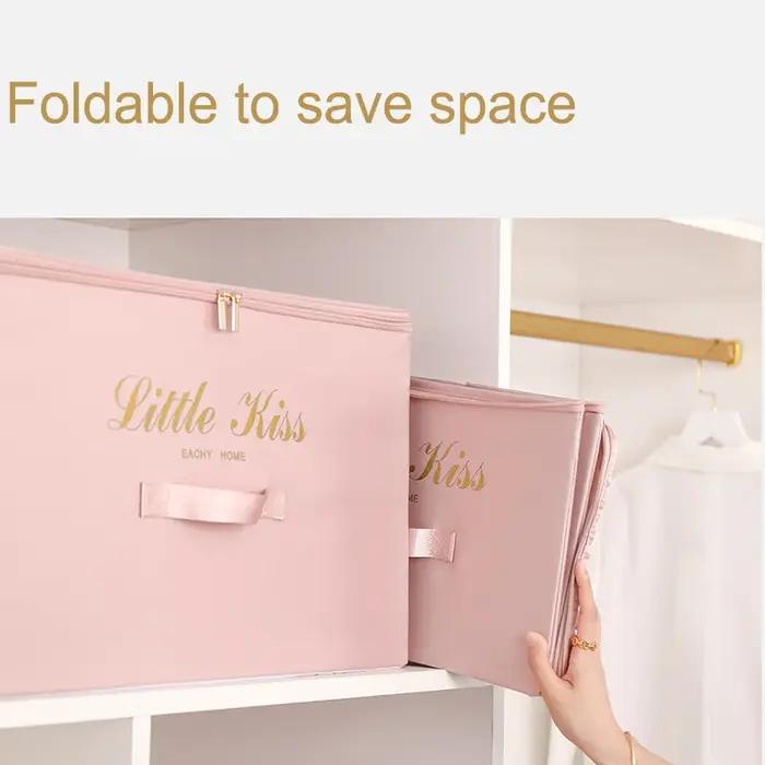 Boîte de rangement pliable pour vêtements