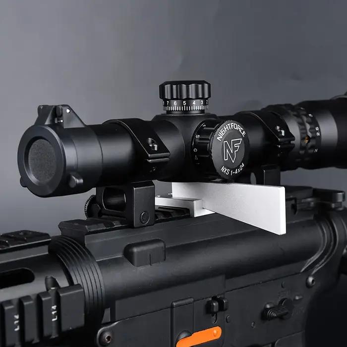 Kit niveau optique 3 pièces métal réglage fin viseurs fusil aluminium montage scopes ajustement