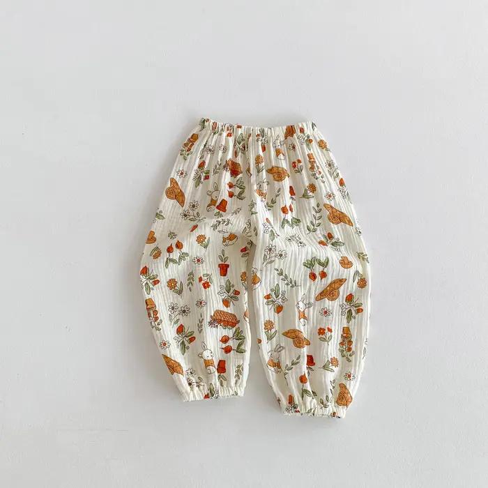 Viser anti-moustiques pour enfants, vêtements d'été, nouveau style, floral fjadt, décontracté, sarou