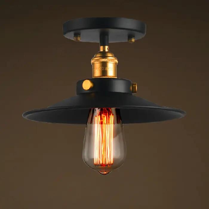 Plafonnier industriel vintage pour loft