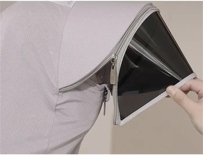 Cape de protection solaire en soie glacée pour femmes, style décontracté, six couleurs, protection UV supérieure, manches chauve-souris, fermeture éclair totale, confort maximal pour les journées chaudes