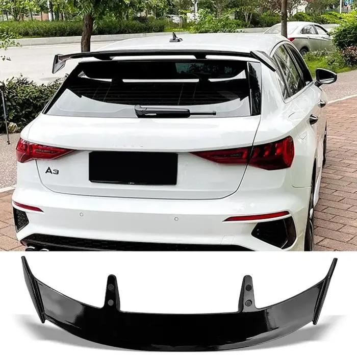 Spoiler Universel Carbone Surface ABS Type Générique Spoiler de coffre arrière pour Audi A3 Hatchbac