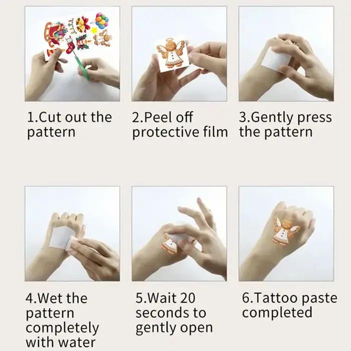 20 autocollants tatouages Kawaii Gabby Dollhouse Cats, mignons, dessins animés, anime, pour enfants,