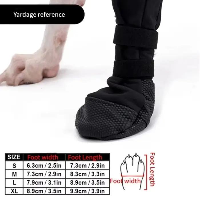 Bottes de récupération pour chiens en lin douces et respirantes pour convalescence et protection des pattes occassions spéciales