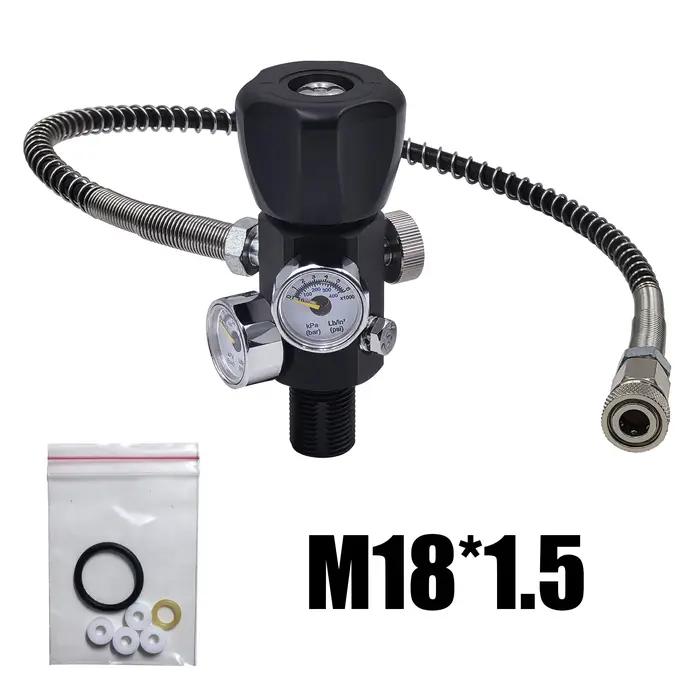 Adaptateur de plongée à Valve DIN avec jauge