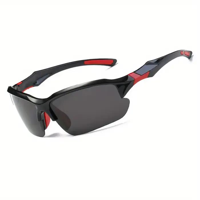 Lunettes de sport polarisées d'extérieur à la mode pour hommes et femmes, coupe-vent adaptées au bas