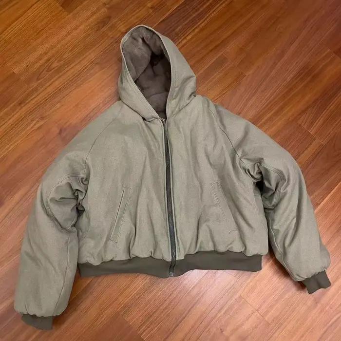 Veste en coton de camouflage vintage pour hommes style high street épaisse et chaude à capuche pour hiver et occasions décontractées