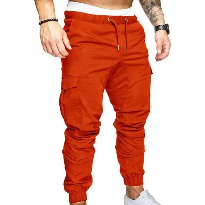 Pantalon cargo jogger homme ajusté - Taille XS à 4XL avec cordon de serrage et poches pratiques