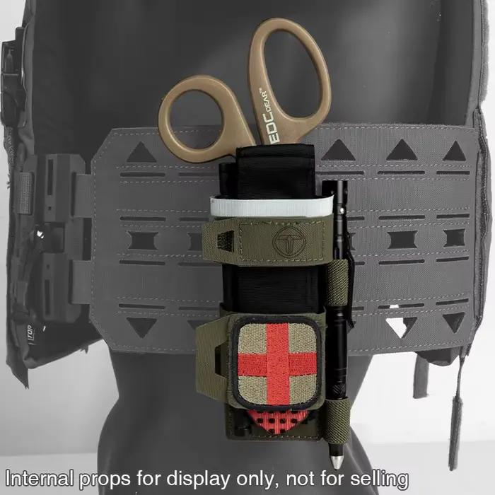 Poche tactique tourniquet TOPTACPRO avec porte-ciseaux trauma pour équipement chasse et secourisme