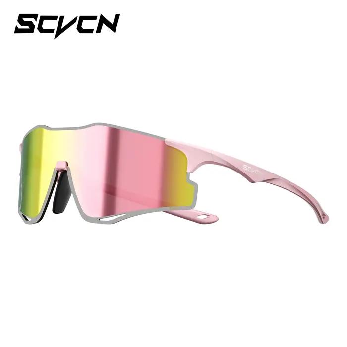 Lunettes de soleil SCVCN pour hommes, légères, pour la course à pied, le cyclisme, photochromiques,