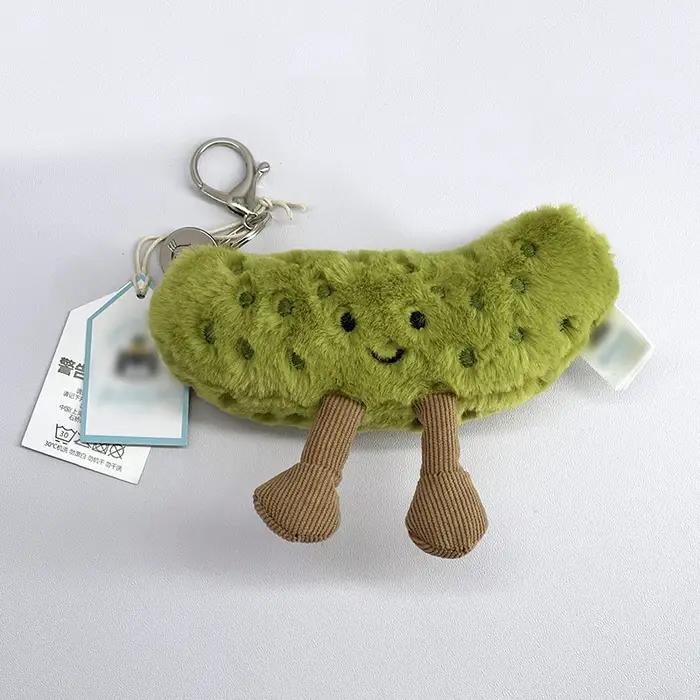 JELLYCAT Porte-clés en peluche ballon de golf, porte-clés en peluche raisin, peluche méduse, hippopo