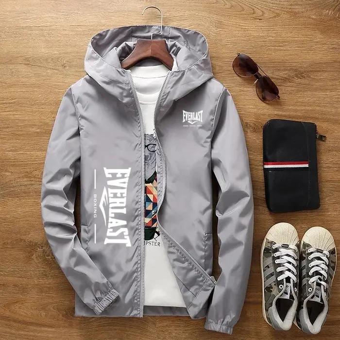 Veste à capuche zippée coupe-vent pour homme 2026 – Tenue décontractée et sportive pour le streetwea