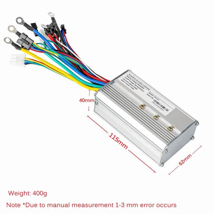 Contrôleur de moteur sans balais pour vélo électrique 36v 48v 60v 750w 500w, avec écran LCD, pièces