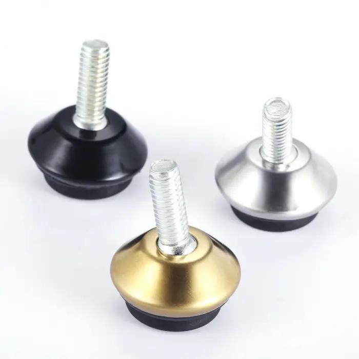 4 pièces niveleurs de meubles réglables pieds de Table de nivellement pieds Base noire pour Tables c