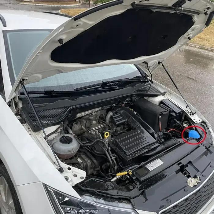 Couvercle d'essuie-glace de réservoir de voiture pour VW Passat, bouchon de remplissage, entonnoir d